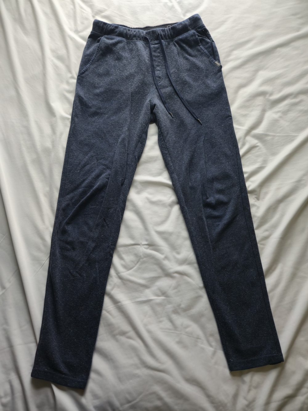 Eddie Bauer Men's Navy Heather Drawstring Joggers